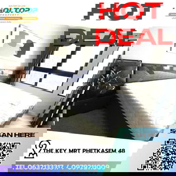 #R8490 🎉 291268 Condo for Rent: The Key MRT Phetkasem 48