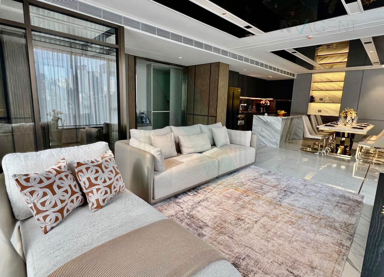 รูป 🔺 ให้เช่าคอนโด ฟินน์ สุขุมวิท 31 อาคาร 1 ชั้น 7 3 ห้องนอน ขนาด 151 ตรม ใกล้ EmQuartier - รูปที่ 4/8