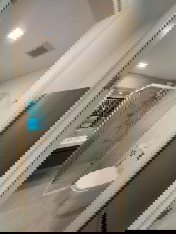 picture Condo for rent [Modiz Ratchada 32], 1st floor, fully furnished, with washing machine and built-in ceiling Bluetooth speaker. PFD-07736 - 7/7