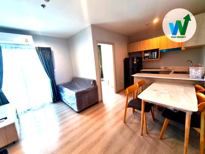 บ้านเดี่ยว MRT ศรีลาซาล : คอนโด ขายด่วน 2 ห้องนอน วิวสระ 34.85 ตร.ม. ห้องมุม ชั้น 10 นิว โนเบิล ศรีนครินทร์ ลาซาล