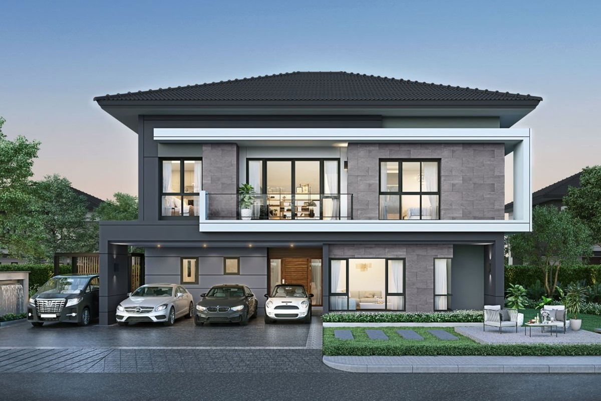 รูป ขายบ้านมือ 1 จากโครงการ THE CITY ทวีวัฒนา  | ติดต่อฝ่ายขาย : 061-6598997- Line OA : @Newlight (มี@) - รูปที่ 4/13