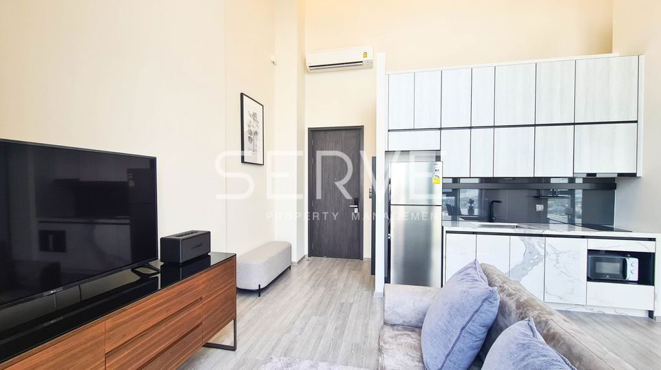 รูป ดูเพล็กซ์ 2 นอน 2 น้ำ 55 ตร.ม. ชั้นสูงมาก 35+ วิวสวยมาก ทำเลดี ใกล้ BTS ปุณณวิถี 250 ม. ที่คอนโด The Line Sukhumvit 101 / ให้เช่าคอนโด - รูปที่ 2/11