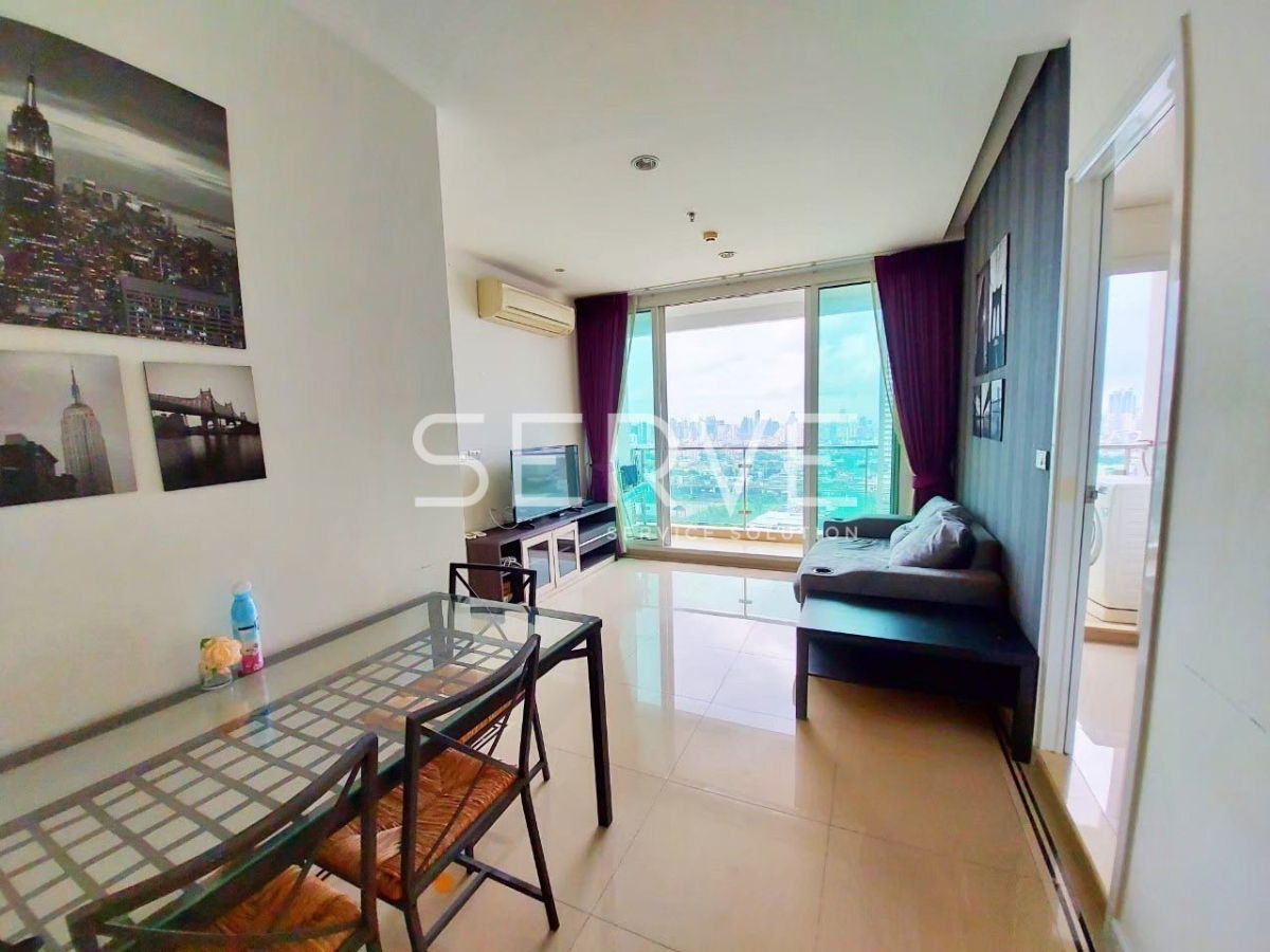 รูป 🔥ห้องกว้าง 1นอน ชั้นสูงสุด 30+ วิวดีมาก เฟอร์จัดเต็ม ห้องพร้อมอยู่ คอนโดทำเลดีมาก ใกล้ MRT พระราม 9  @   T.C Green - รูปที่ 4/10