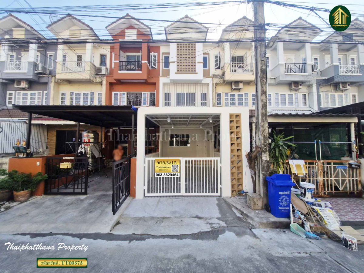 รูป หมู่บ้านลัลลี่วิลล์ 2 ซอยมังกร ทาวน์โฮม 3 ชั้น รีโนเวทใหม่ สวย พร้อมอยู่ - รูปที่ 1/12