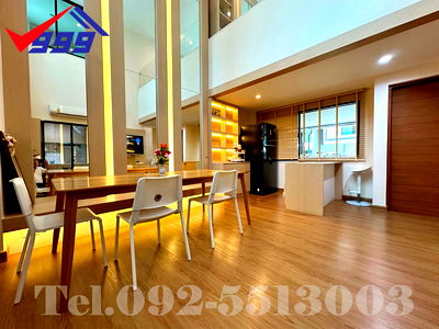 Townhouses for sale Krungthep Kreetha Road : For sale Townhome 3 and a half floors, Nirvana Define Srinakarin-Rama9