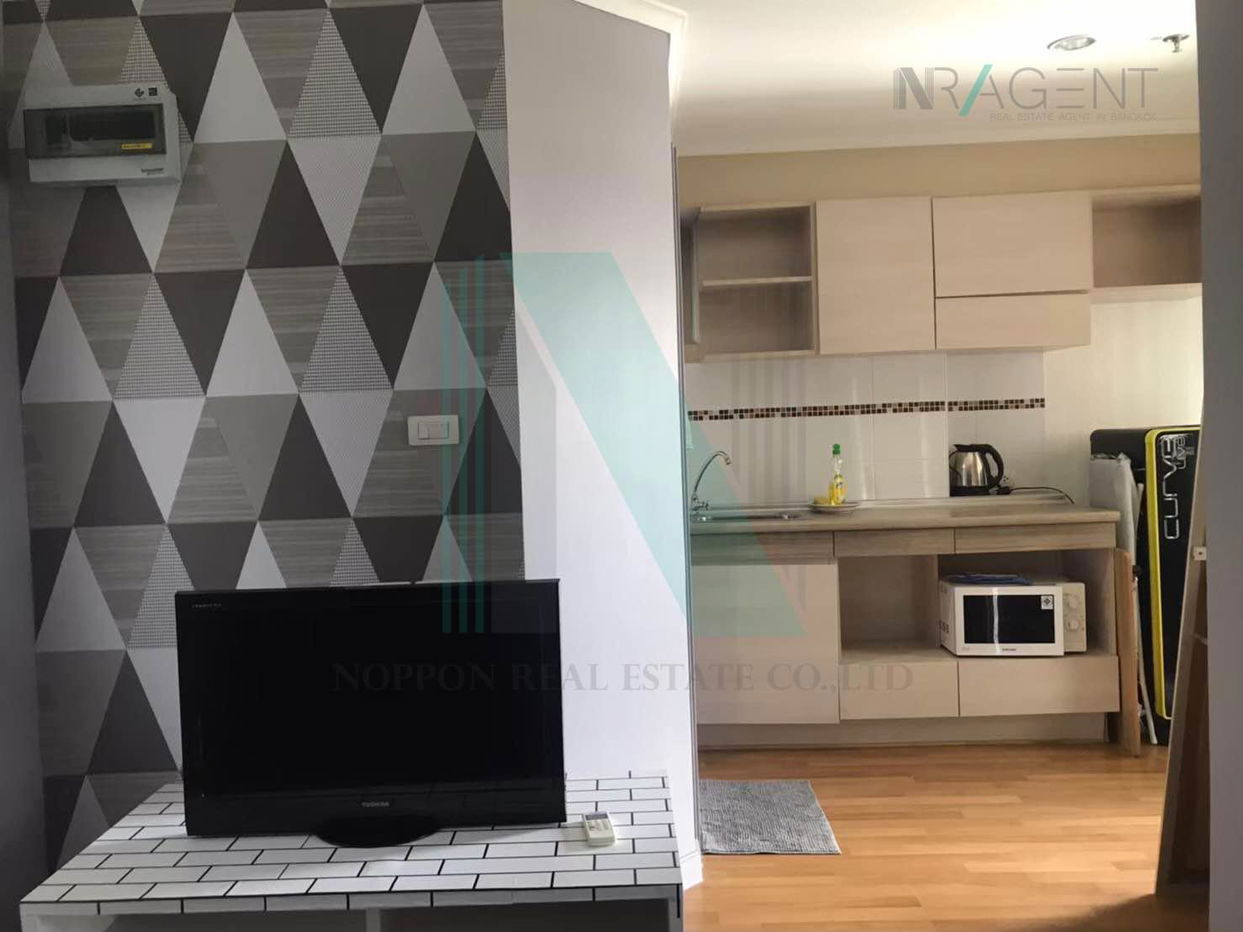 รูป ให้เช่าคอนโด ลุมพินีเพลส พระราม 4 - กล้วยน้ำไท อาคาร 1 ชั้น 15 1 ห้องนอน ขนาด 30 ตรม ใกล้ มหาวิทยาลัย กรุงเทพ - รูปที่ 5/8