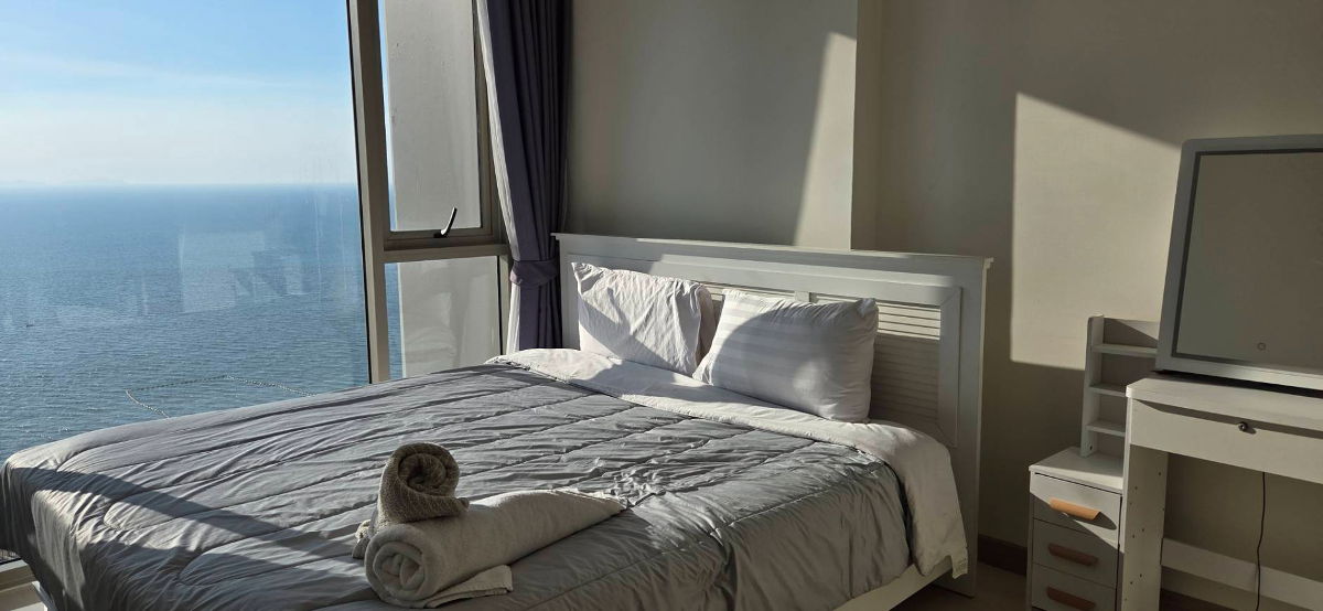 รูป ⛵ Riviera Wongamat ⛵ Sea view / 24F / 45sqm / 1bedroom >> THB22,000/month彡 - รูปที่ 2/16