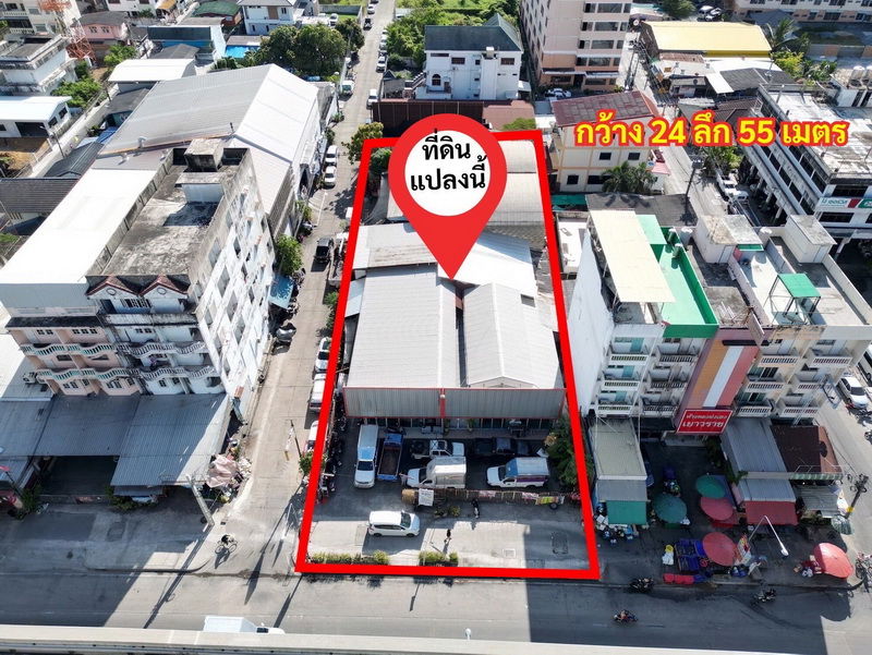 รูป ขายที่ดิน ติดถนนเทพารักษ์ กม.3 ปากซอยบุญรักษา ใกล้รถไฟฟ้าสายสีเหลือง สถานีศรีเทพา 200 เมตร - รูปที่ 8/9