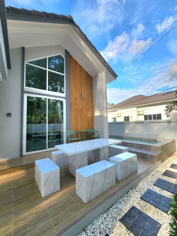 รูป เเปิดจอง POOL VILLA 8 ยูนิต พื้นที่เยอะ ใกล้ มอ.หาดใหญ่ 3 ห้องนอน 2 ห้องน้ำ - รูปที่ 3/10