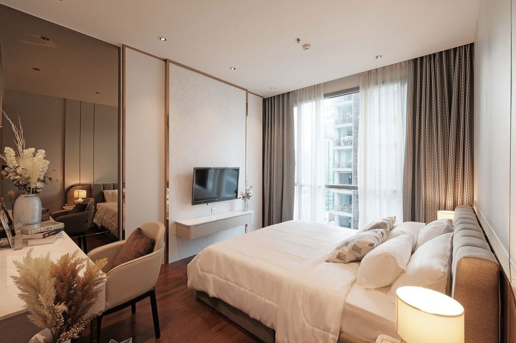 รูป ให้เช่าคอนโดห้องมุม Quattro by Sansiri – ทองหล่อ 4 พร้อมเข้าอยู่ ทำเลดีใจกลางเมือง ใกล้ BTS ทองหล่อ - รูปที่ 6/15