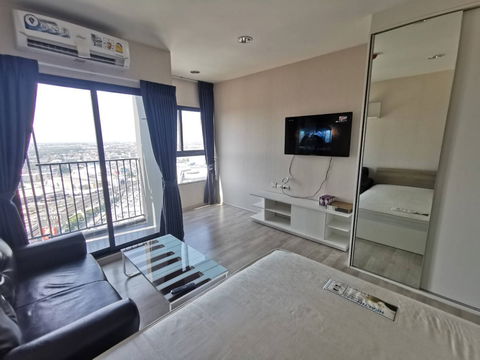 📢📢ให้เช่าคอนโด พลัมเซ็นทรัล สเตชั่น เฟส2 ห้องสตูดิโอ ชั้น34 ระเบียงวิวเซ็นทรัลเวสต์เกต ครบพร้อมเข้าอยู่   >> ทักไลน์ @condo2u ตอบไวค่ะ