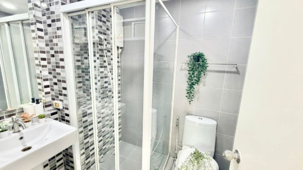 รูป ว่างพร้อมอยู่แล้วว!! Fully furnished เครื่องใช้ไฟฟ้าครบ ดี คอนโด รามคำแหง 9 อาคาร B ชั้น 1 - รูปที่ 16/17