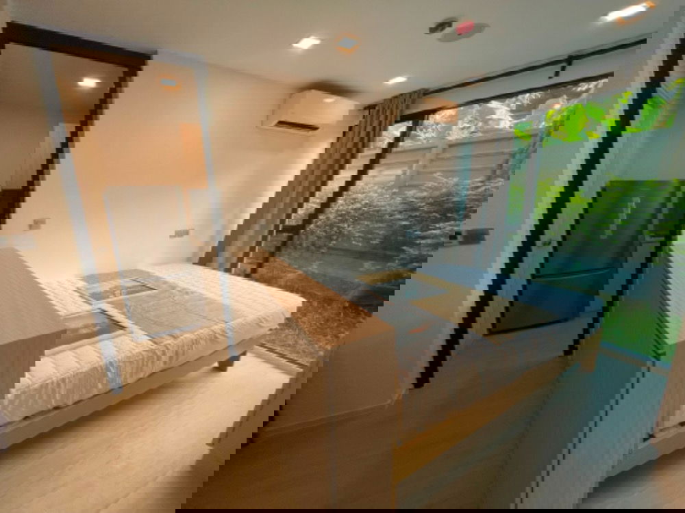 picture Condo for rent [Modiz Ratchada 32], 1st floor, fully furnished, with washing machine and built-in ceiling Bluetooth speaker. PFD-07736 - 5/7