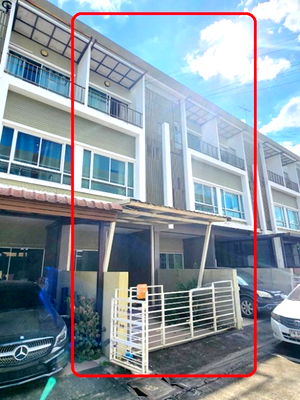 เช่าทาวน์โฮม ถนนรามคำแหง : ใกล้รถไฟฟ้า MRT สถานีสัมมากร เพียง 700 ม. ให้เช่าทาวน์เฮาส์หรู 3 ชั้น รามคำแหง 140–146