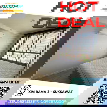 #R8515 🎉 291268 Condo for Rent: Xim Rama 3 - Suksawat