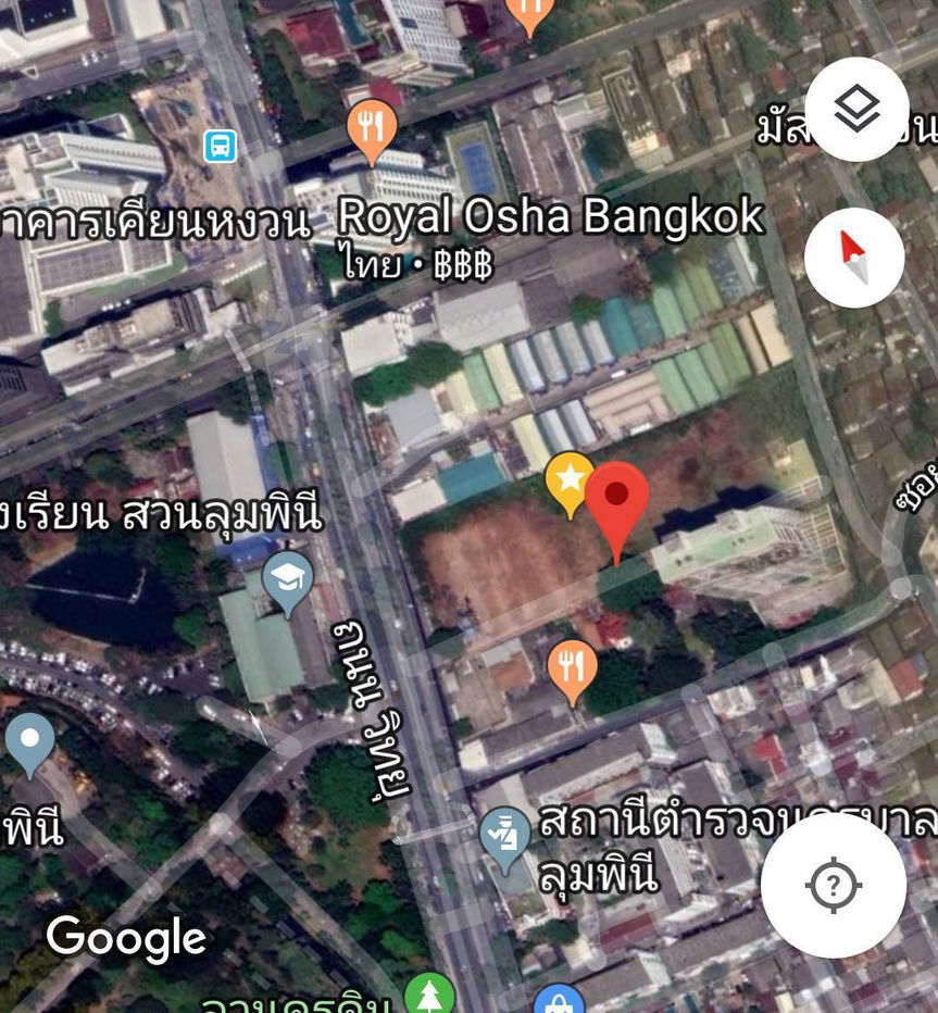 รูป ขายที่ดินติดถนนวิทยุ เนื่อที่ 7-2-42.4 ไร่ (3,042.4 ตารางวา) - รูปที่ 3/3