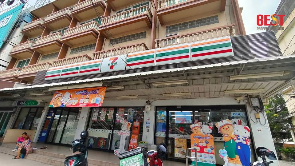 รูป ขายอาคารพาณิชย์ 4.5 ชั้น 4 คูหา พร้อมกิจการ 7-11 ติดถนนใหญ่ หน้าปากซอยแจ้งวัฒนะ - ปากเกร็ด 36 ใกล้รถไฟฟ้า 37 ลบ. - รูปที่ 1/9