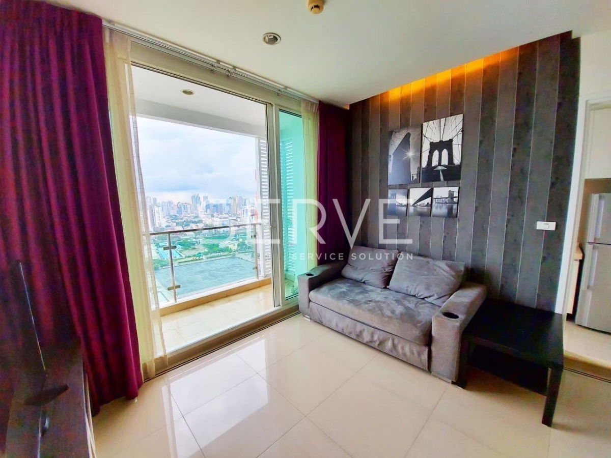 รูป 🔥ห้องกว้าง 1นอน ชั้นสูงสุด 30+ วิวดีมาก เฟอร์จัดเต็ม ห้องพร้อมอยู่ คอนโดทำเลดีมาก ใกล้ MRT พระราม 9  @   T.C Green - รูปที่ 1/10