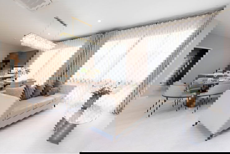 รูป เศรษฐสิริ บางนา กม.10 | บ้านเดี่ยวตัวอย่าง Sansiri Type ใหญ่สุด 5 ห้องนอน 6 ห้องน้ำ พื้นที่ใช้สอย 377 ตร.ม. - รูปที่ 2/10