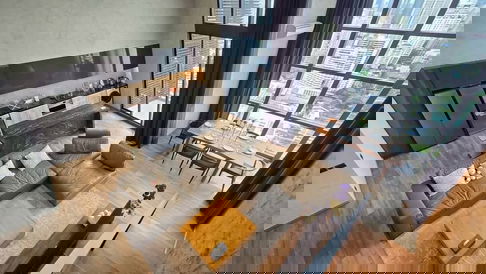 📣📣 For rent The Lofts Asoke Duplex 2 Bedrooms near MRT Petchaburi & Airport Link (can negotiable)) 