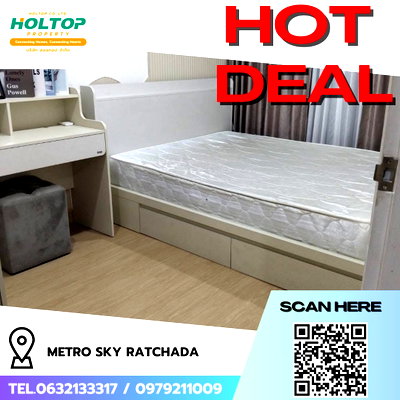 คอนโดให้เช่า : #R8502  🎉 291268 ให้เช่าคอนโด Metro Sky Ratchada