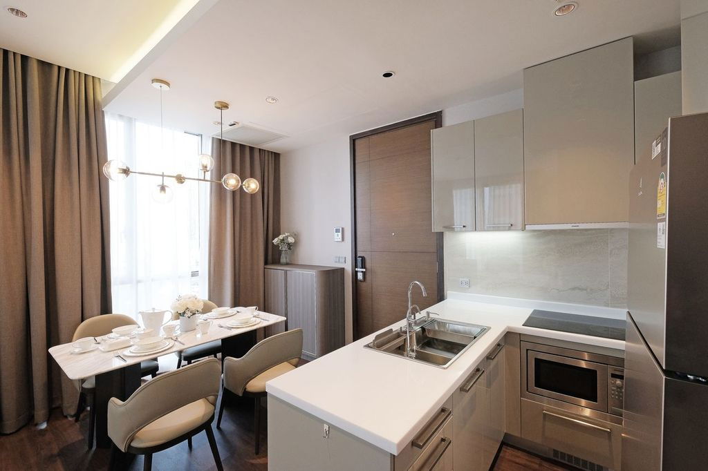 รูป ให้เช่าคอนโดห้องมุม Quattro by Sansiri – ทองหล่อ 4 พร้อมเข้าอยู่ ทำเลดีใจกลางเมือง ใกล้ BTS ทองหล่อ - รูปที่ 13/15