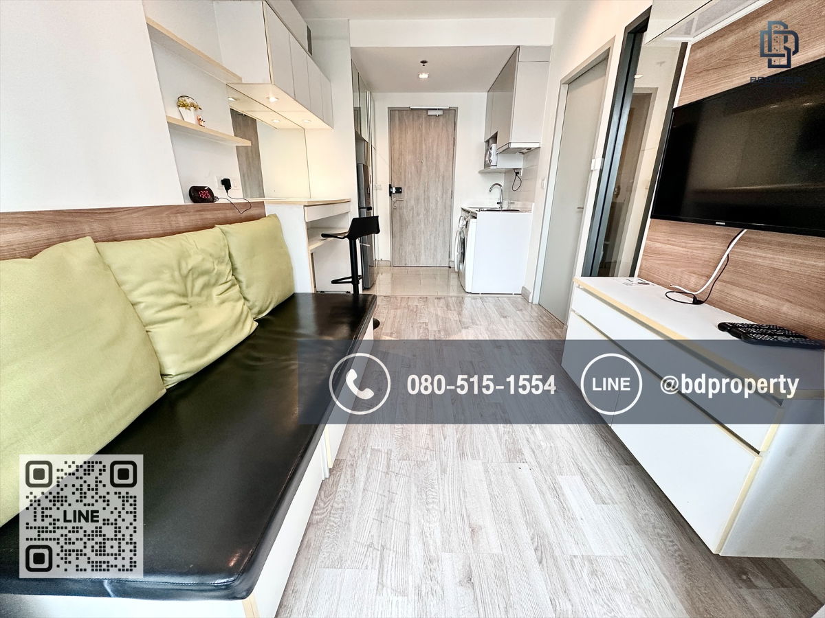 รูป Bestdeal ให้เช่า   ขนาด1 ห้องนอน 31ตรม. เฟอร์นิเจอร์และเครื่องใช้ไฟฟ้าครบ ราคา15,000/เดือนเท่านั้น “ IDEO MOBI RAMA 9” ใกล้MRT และ เซ็นทรัลพระราม 9  - รูปที่ 3/13