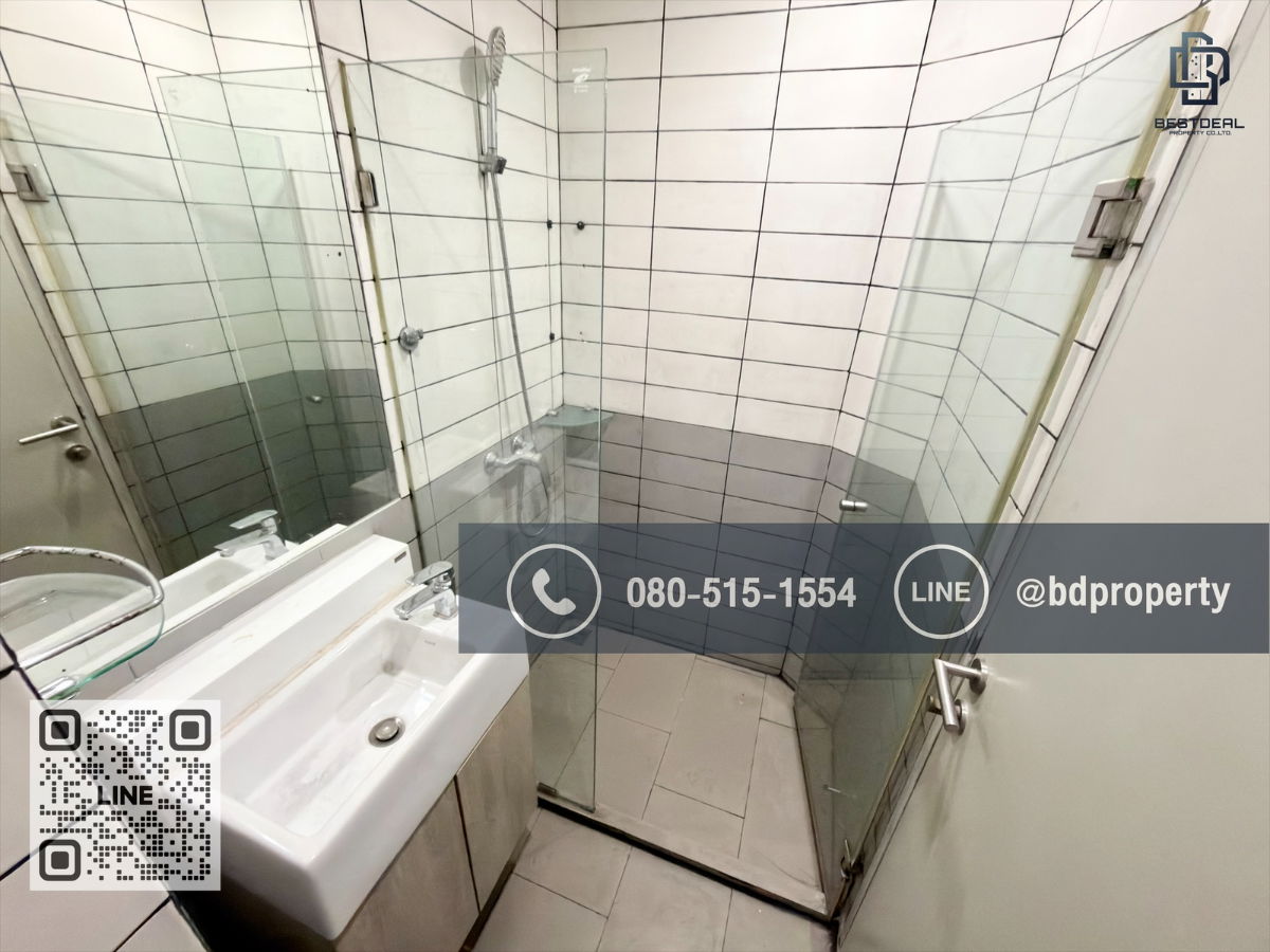 รูป Bestdeal ขายด่วน  Studio 22 sqm.ห้องสวย เฟอร์ครบ ขายเพียง 2.99 ล้านเท่านั้น  ดูลงทุนไม่ควรพลาด ใกล้MRT และ เซ็นทรัลพระราม 9 เพียง 80 ม. - รูปที่ 11/13