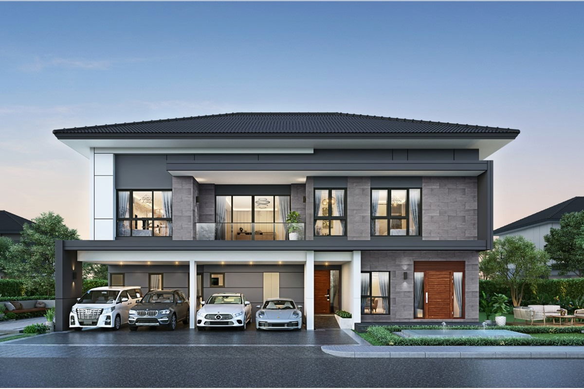 รูป ขายบ้านมือ 1 จากโครงการ THE CITY ทวีวัฒนา  | ติดต่อฝ่ายขาย : 061-6598997- Line OA : @Newlight (มี@) - รูปที่ 2/13