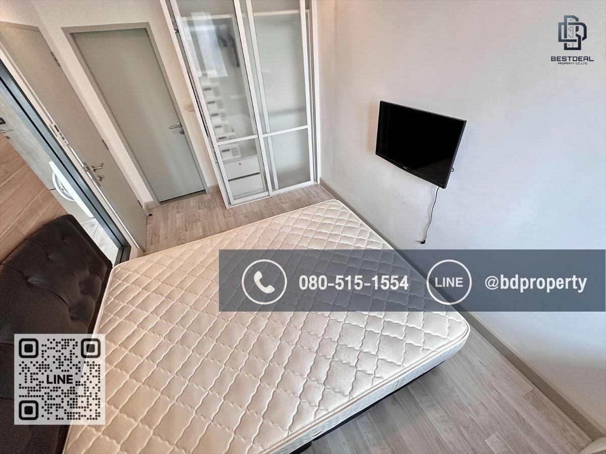 รูป Bestdeal ให้เช่า   ขนาด1 ห้องนอน 31ตรม. เฟอร์นิเจอร์และเครื่องใช้ไฟฟ้าครบ ราคา15,000/เดือนเท่านั้น “ IDEO MOBI RAMA 9” ใกล้MRT และ เซ็นทรัลพระราม 9  - รูปที่ 6/13