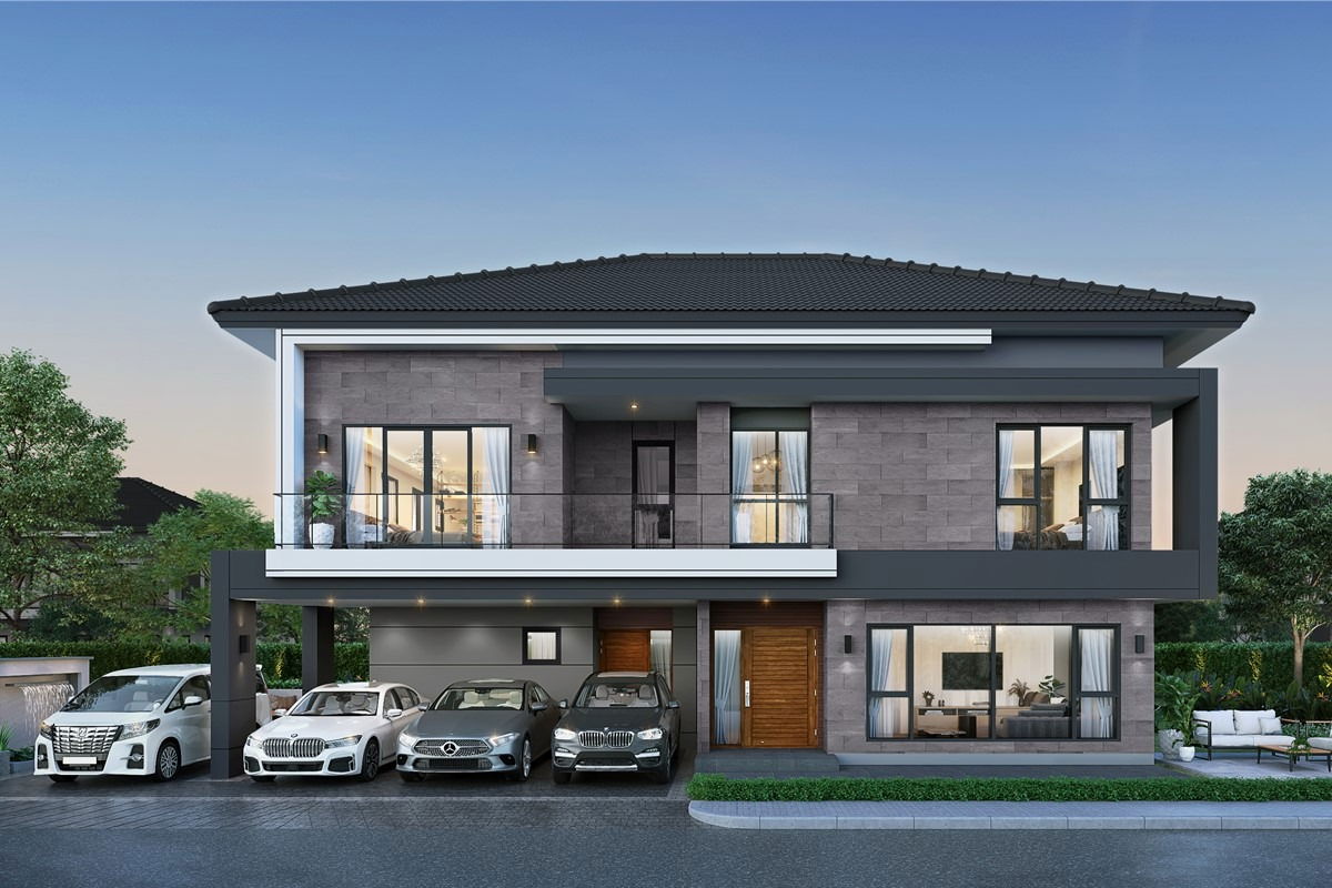 รูป ขายบ้านมือ 1 จากโครงการ THE CITY ทวีวัฒนา  | ติดต่อฝ่ายขาย : 061-6598997- Line OA : @Newlight (มี@) - รูปที่ 3/13