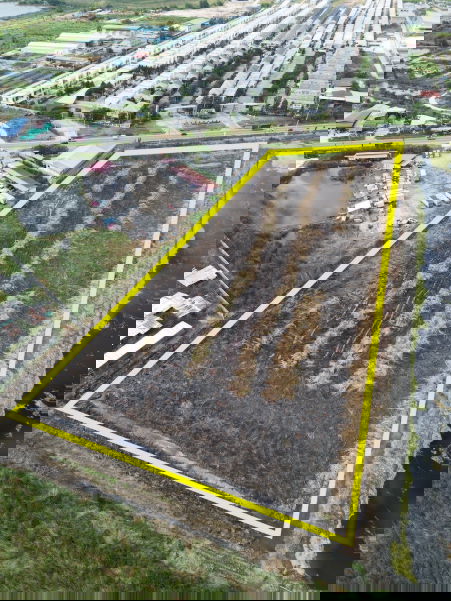 รูป ขายที่ดินเปล่า ติดถนนใหญ่ ต.บางเพรียง อ.บางบ่อ จ.สมุทรปราการ  เนื้อที่ 13 ไร่ 1 งาน 27 ตร.วา หน้ากว้างประมาณ 95 ม. ลึกประมาณ 260 ม. - รูปที่ 3/10