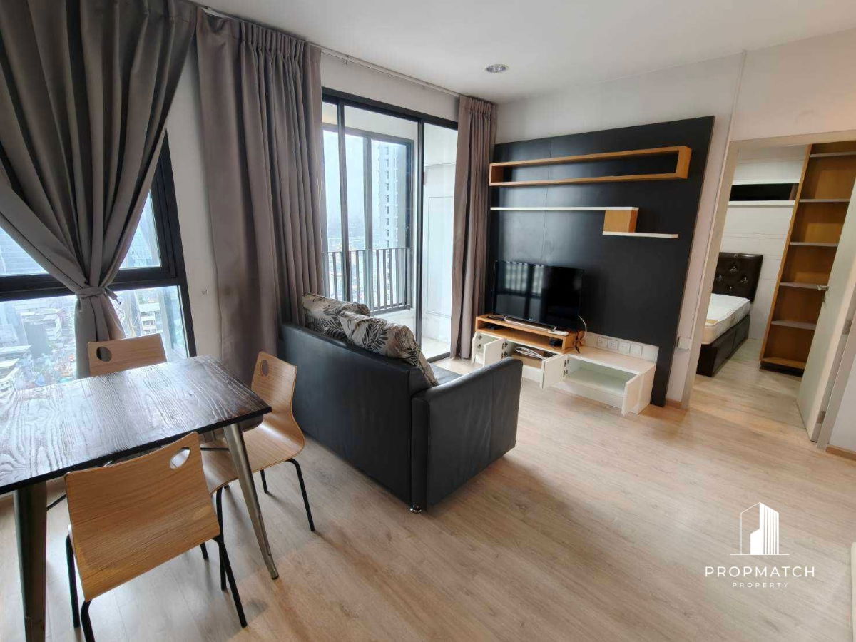 รูป PM004025✨Flash Deal ✨IDEO Q Rachatewi ( 2Bed 1Bath 48SQM.) พร้อมอยู่ ! เพียง 31,000 บาทต่อเดือน Tel.0981315848 @propmatch - รูปที่ 2/11