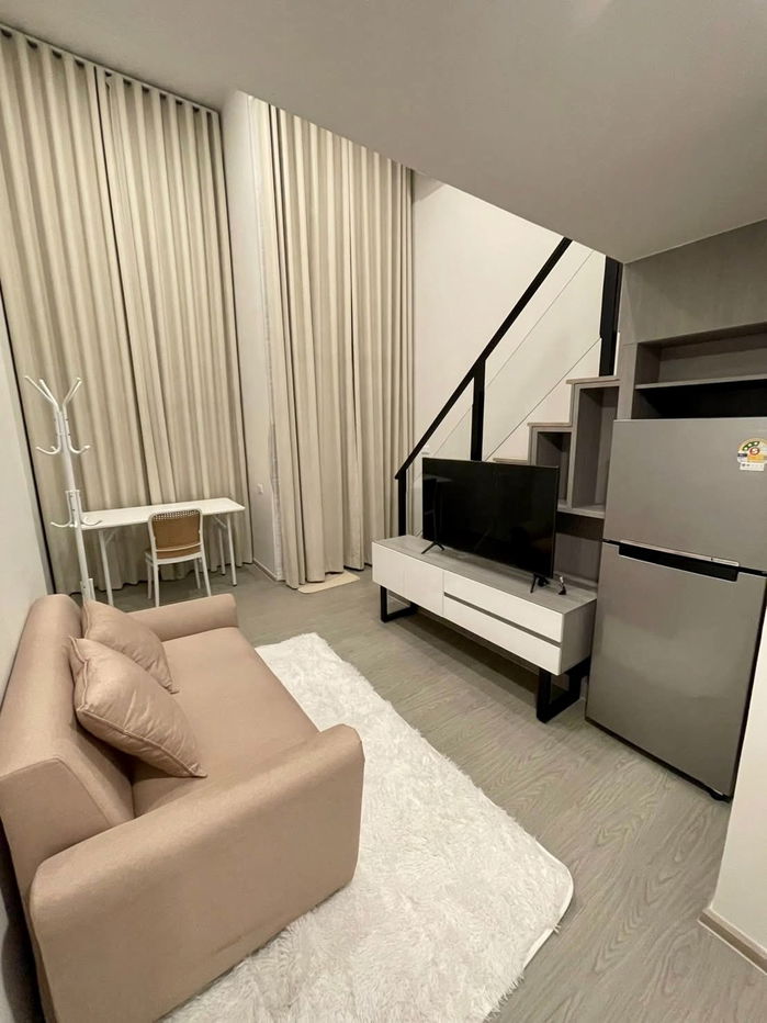 picture MRT Yaek Lamsali 800 m. Price  17,000 Baht Condo Origin Plug & Play Ramkhamhaeng Triple Station ( Rental ) - 4/7