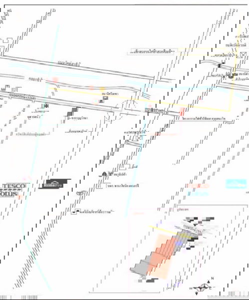 รูป ขายที่ดิน ติดถนนเทพารักษ์ กม.3 ปากซอยบุญรักษา ใกล้รถไฟฟ้าสายสีเหลือง สถานีศรีเทพา 200 เมตร - รูปที่ 9/9