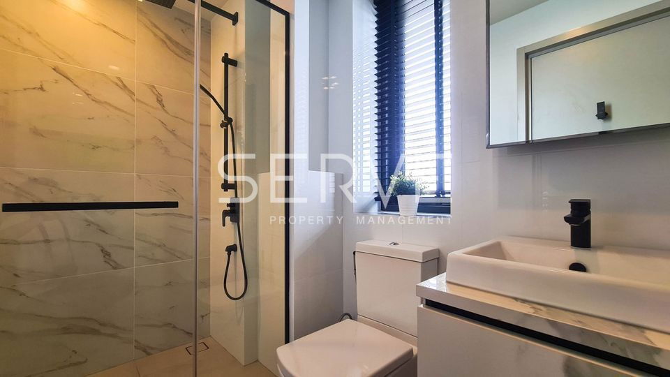 รูป ดูเพล็กซ์ 2 นอน 2 น้ำ 55 ตร.ม. ชั้นสูงมาก 35+ วิวสวยมาก ทำเลดี ใกล้ BTS ปุณณวิถี 250 ม. ที่คอนโด The Line Sukhumvit 101 / ให้เช่าคอนโด - รูปที่ 9/11