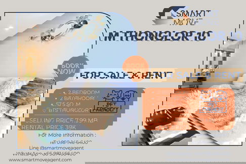 🔥 For Sale !! rare item, modern style!! 🔥 Code C20251100050.....M Thonglor 10, 2 bedroom, 2 bathroom, furnished, Special Deal!!📣📣