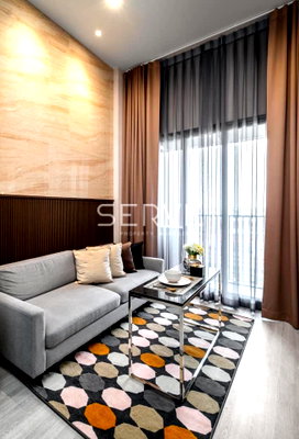 Condos for rent : 1 Bed 28 sq.m. Nice Room High Fl. 20+ Good Location Close to BTS Punnawithi 250 m. at The Line Sukhumvit 101 Condo / For Rent