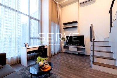 Condos for rent : Duplex Large Room  Fully furnished  Good Location  Close To MRT Rama 9 & Central Rama 9 @ KnightsBridge Space - Rama 9 