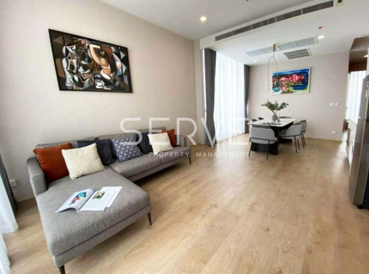 รูป 2 นอน แต่งสวยๆ ชั้นสูง 25+ วิวดีๆ บนทำเลดีๆ คอนโดใกล้รถไฟฟ้า 2 สายทั้ง BTS อโศก & MRT สุขุมวิท 550 ม ที่ Noble BE19 / ให้เช่าคอนโด - รูปที่ 3/11