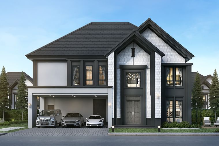 4-bed house for sale, 390 sqm, 104.7 sq wah, The City Ramintra - Wongwaen 2