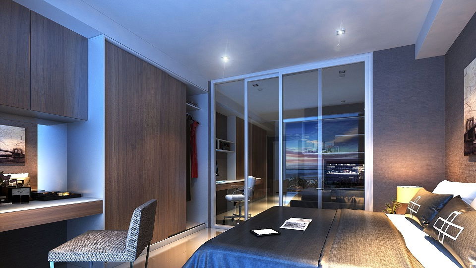 picture For Rent: New Condo Supalai Prima Riva Riverside, Praram 3 Rd., 43 sq.m., 11th Floor - 1/14