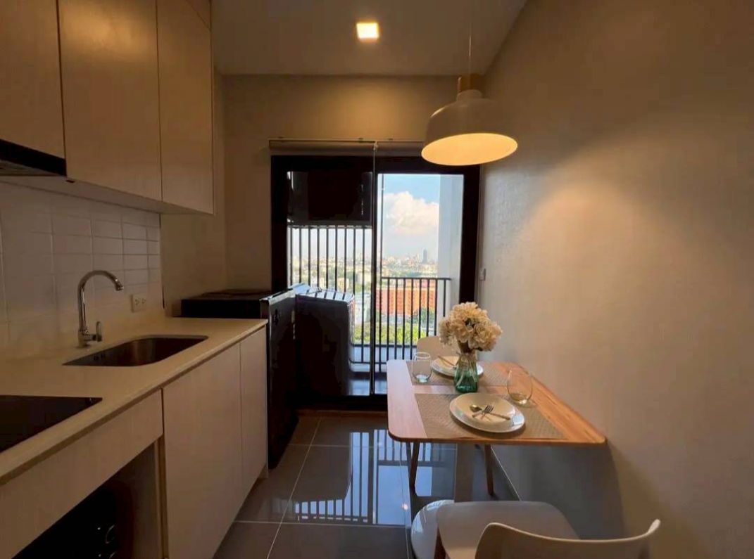 รูป Metris Rama 9 - Ramkhamhaeng 1B1B ชั้น 12 ขนาด 30 ตร.ม เช่า 17,000 บาท/เดือน Ready to move in - รูปที่ 6/8