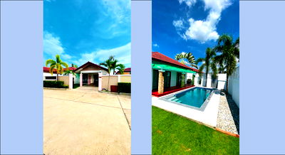 Houses for sale Bang Lamung Chonburi : Thai Name - 3 Bedrooms Pool Villa for sale in The Bliss 2 Pool Villa HETB204