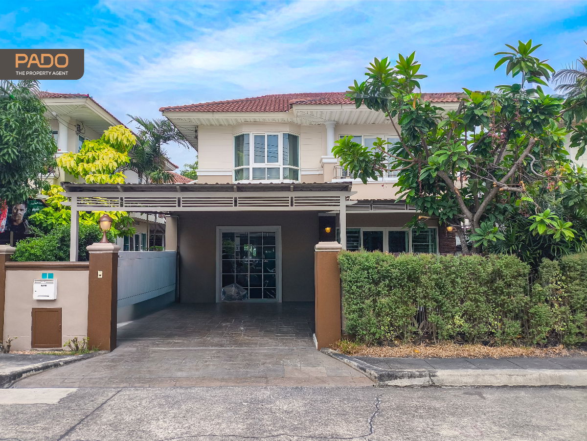 รูป ให้เช่า บ้าน ศุภาลัย พาร์ค วิลล์ รามอิทรา 5 ติด ถนนเทพรักษ์ 58 ตร.ว. 5 นอน 4 น้ำ มีบ่อปลาสวนหน้าบ้าน - รูปที่ 1/26