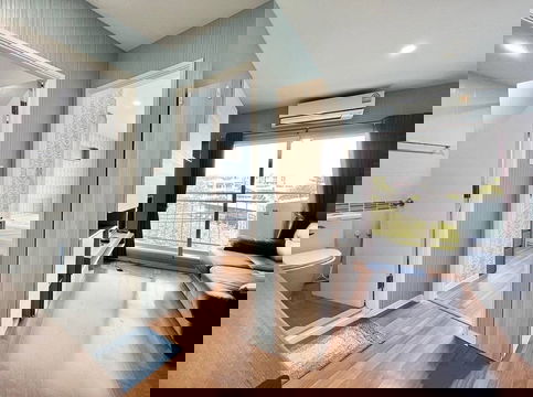 Ready to move in. Rent: 8,000 baht. **Washing machine included.**