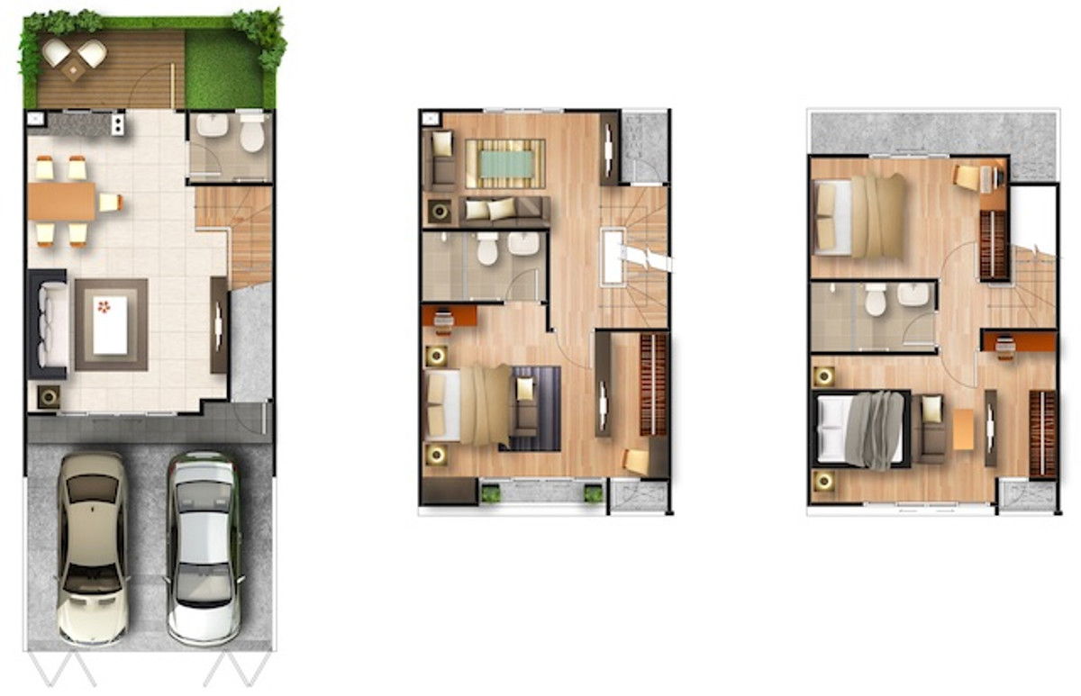 รูป 🏠 ให้เช่าบ้าน : The Connect Up3 Ladprao 126 (The Connect Up3 Ladprao 126)   รหัสทรัพย์ | 📌 LNP-H729  - รูปที่ 10/10