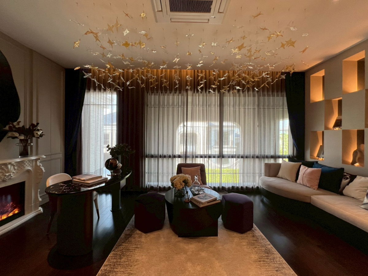 รูป Grand Bangkok Boulevard กรุงเทพกรีฑา บ้านเดี่ยวหรูสไตล์ Modern Classic ใกล้ ARL ลาดกระบัง และสนามบินสุวรรณภูมิ เพียง 62 ครอบครัวเท่านั้น - รูปที่ 5/36