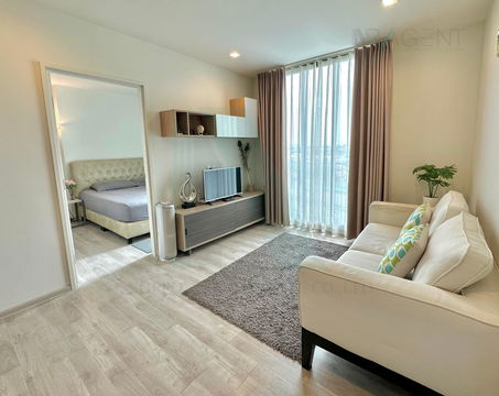 For Rent Condo CHAMBERS CHER RATCHADA - RAMINTRA Building 1, Floor 7,2 bed room, Room size 43 sqm