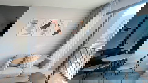 Ready to move in " ððŪð ððĒðŽððŦðĒðð ðð " Floor 12 Tower N Fully Furnished Near : MRT-Rama 9 , G Tower